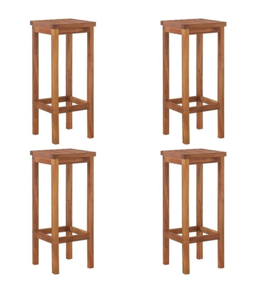 Ensemble de salle à manger de jardin 5 pcs Bois d'acacia solide