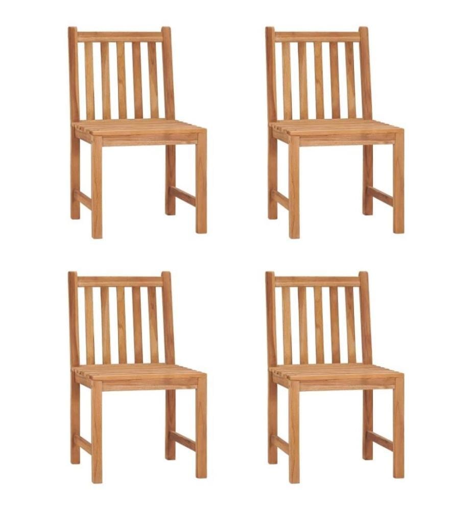 Ensemble de salle à manger de jardin 5 pcs Bois de teck massif