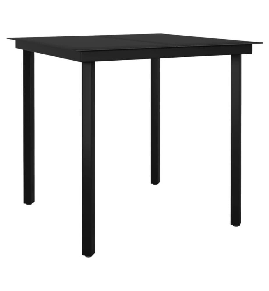 5-tlg. Garten-Essgruppe Braun