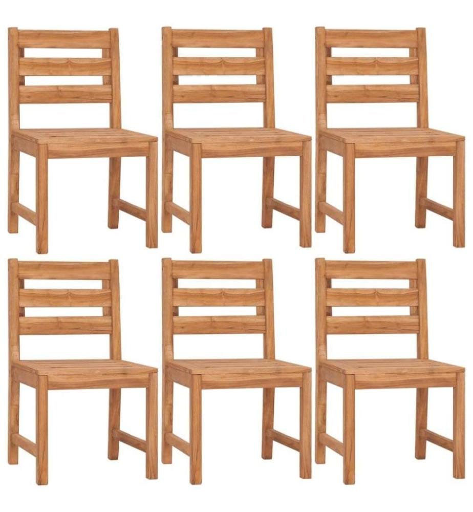 7-tlg. Garten-Essgruppe Massivholz Teak