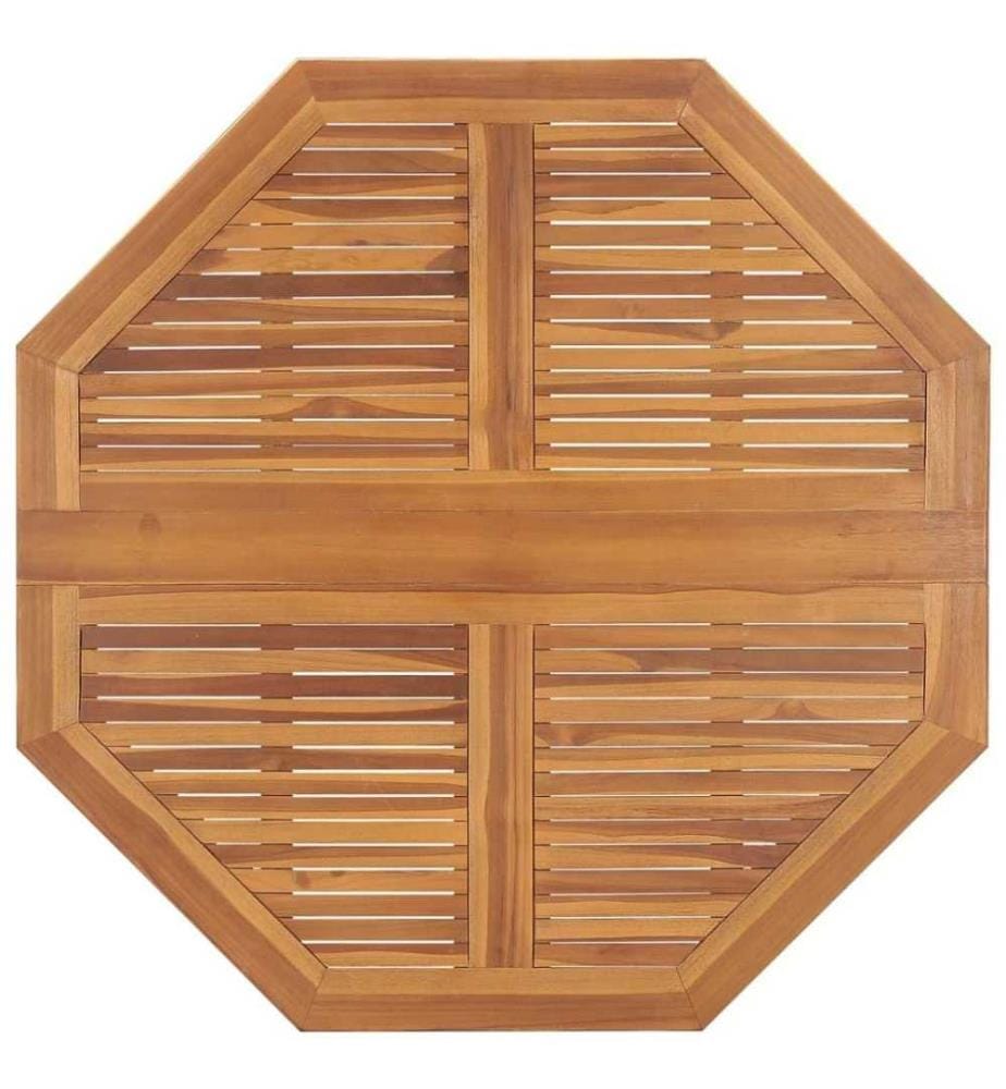 Ensemble à dîner d'extérieur pliable 5 pcs Bois solide de teck