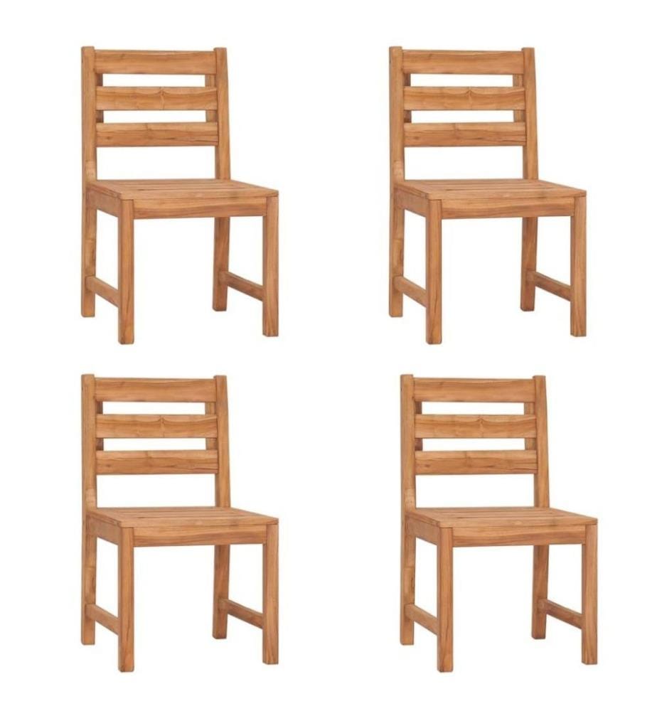 Ensemble à dîner de jardin 5 pcs Bois de teck massif