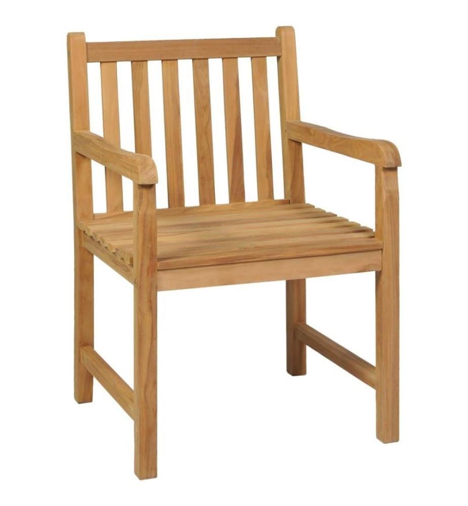 7-tlg. Garten-Essgruppe Teak Massivholz
