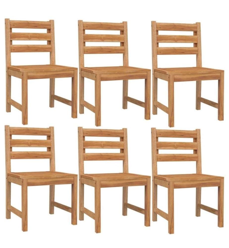 7-tlg. Garten-Essgruppe Massivholz Teak