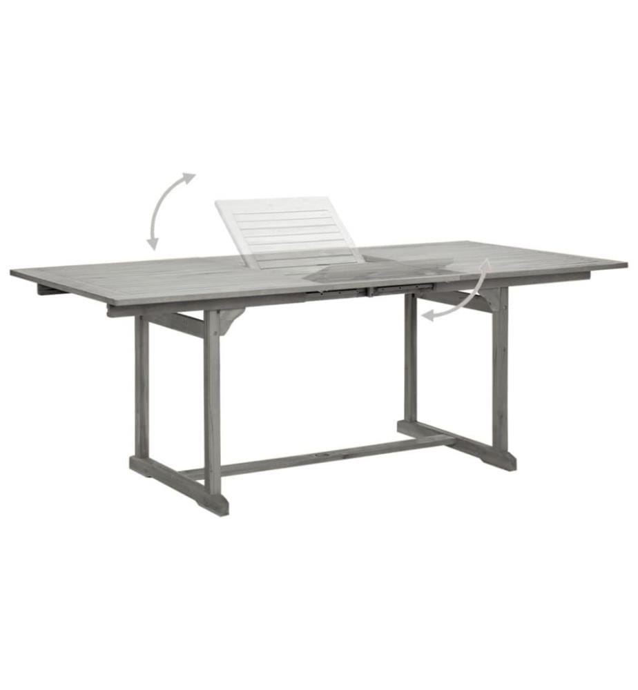 Ensemble de salle à manger de jardin 7 pcs Bois d'acacia massif