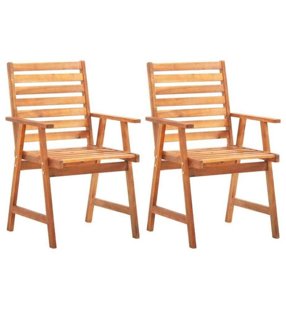 Ensemble de salle à manger de jardin 3 pcs Bois d'acacia solide