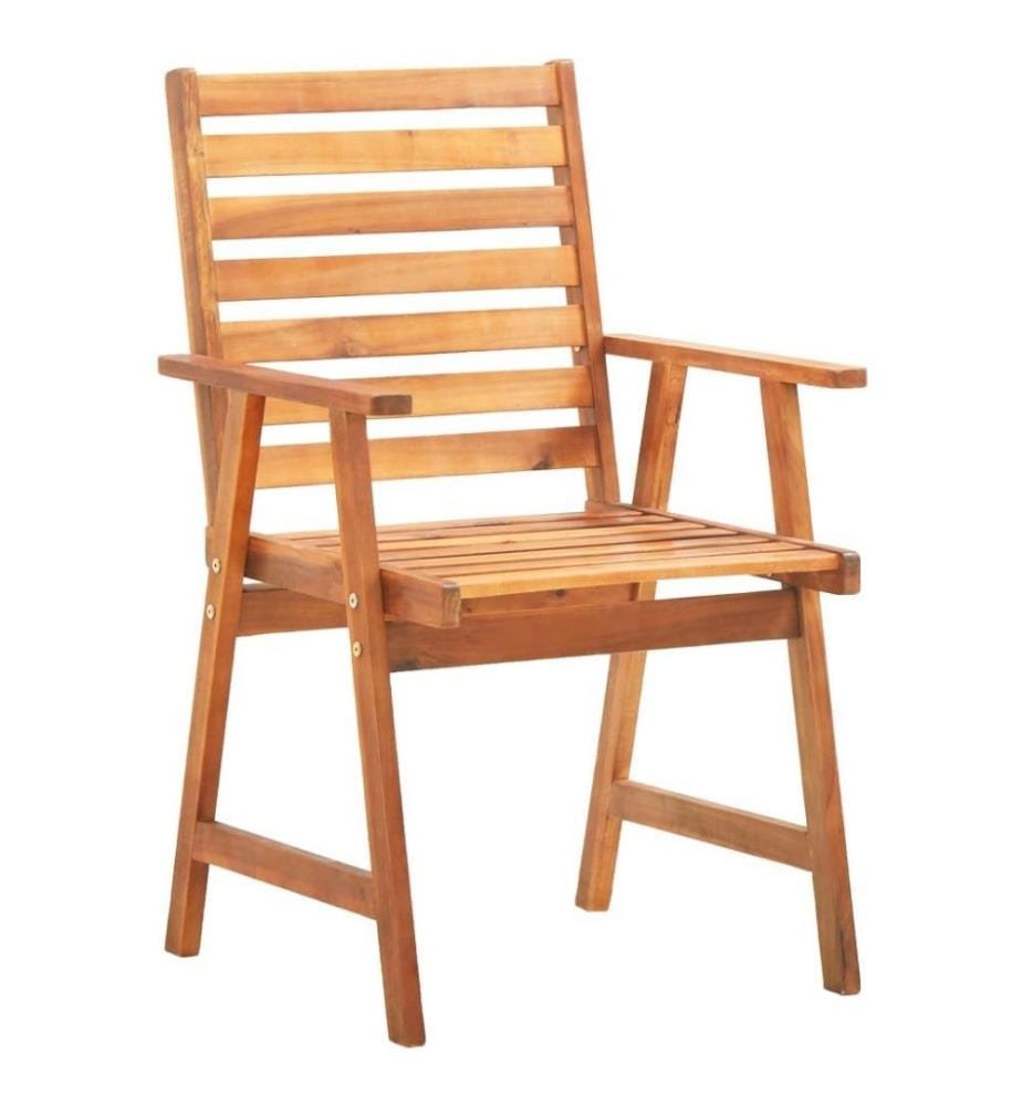 Ensemble de salle à manger de jardin 3 pcs Bois d'acacia solide