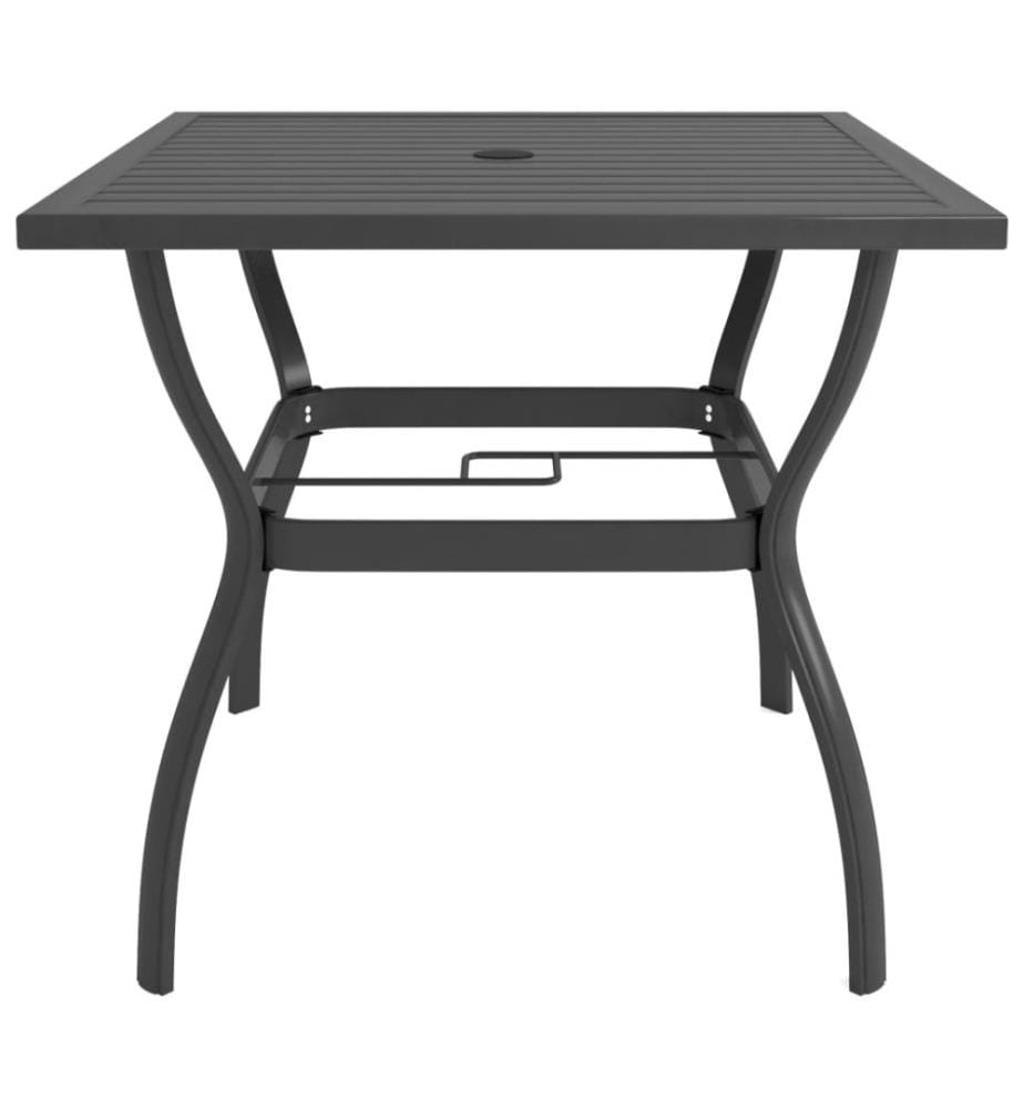 Ensemble de salle à manger de jardin 5 pcs Textilène et acier