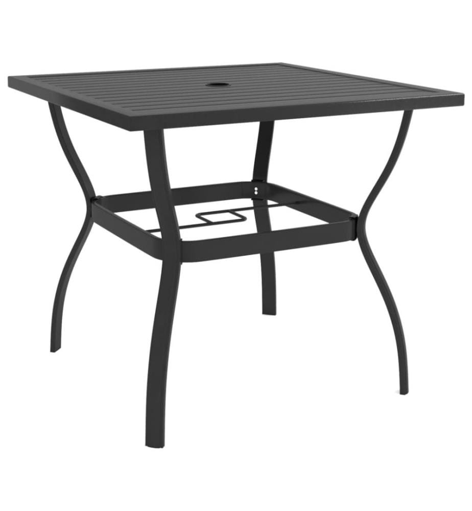 Ensemble de salle à manger de jardin 3 pcs Textilène et acier