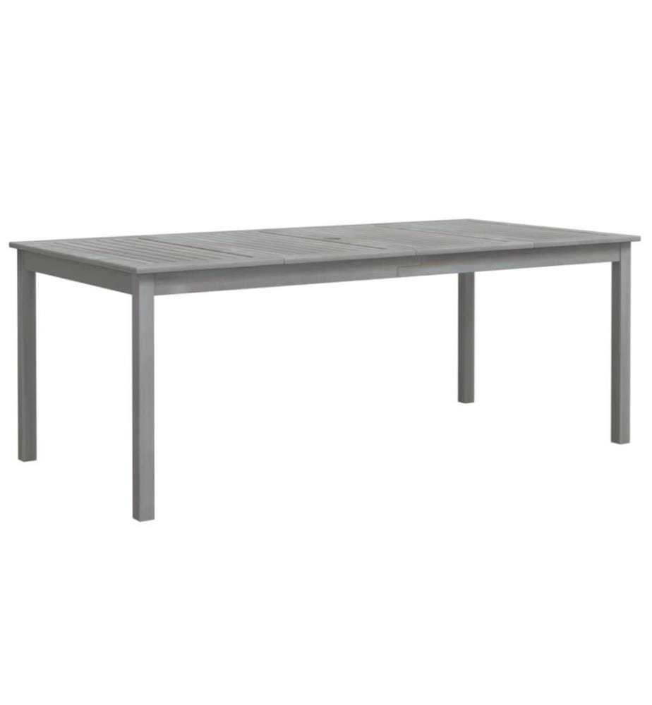 Ensemble de salle à manger de jardin 9 pcs Bois d'acacia Gris