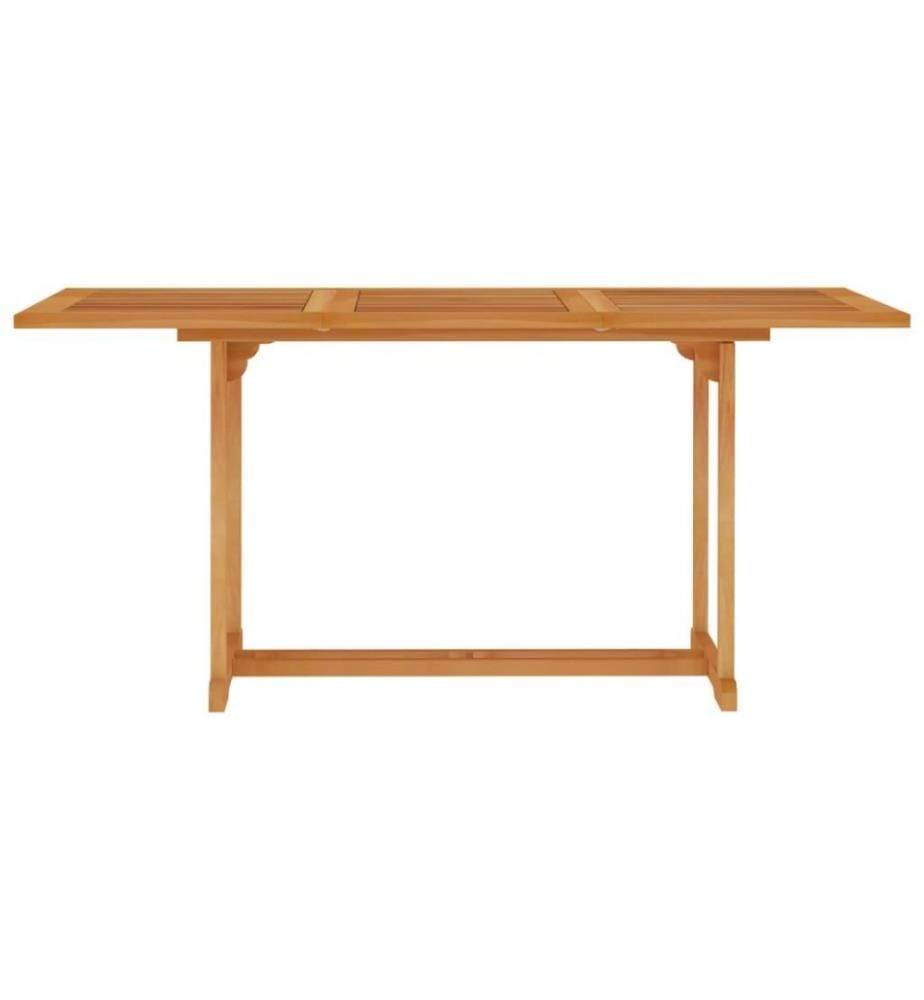 Ensemble de salle à manger de jardin 5 pcs Bois de teck massif