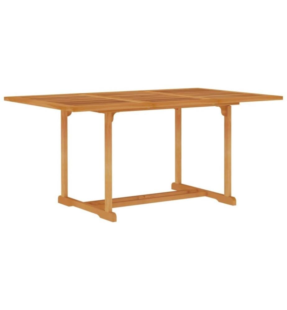 5-tlg. Garten-Essgruppe Massivholz Teak
