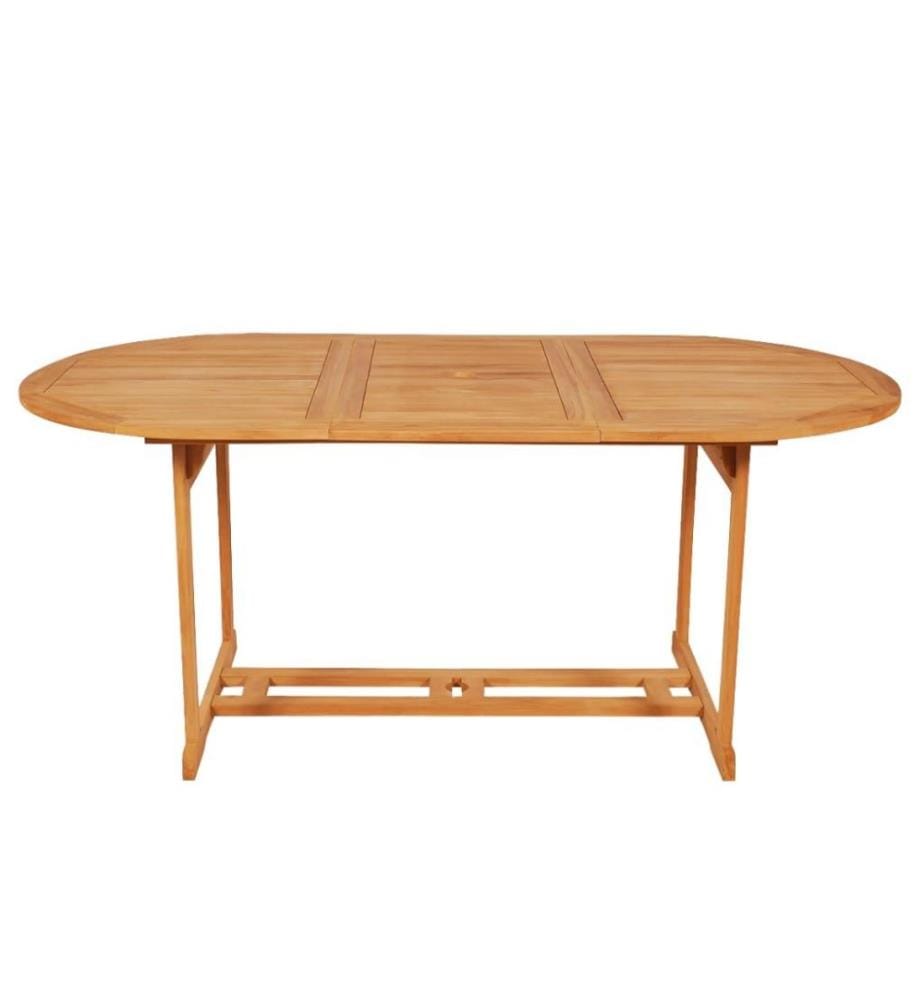 Ensemble de salle à manger de jardin 9 pcs Bois de teck massif