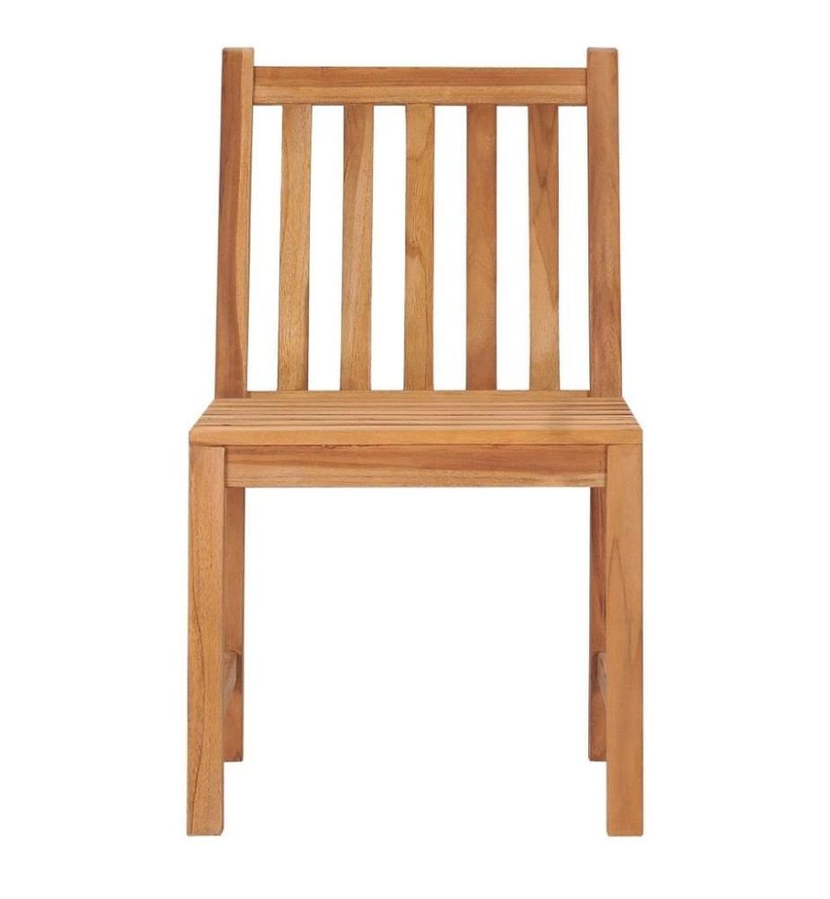 5-tlg. Garten-Essgruppe Teak Massivholz