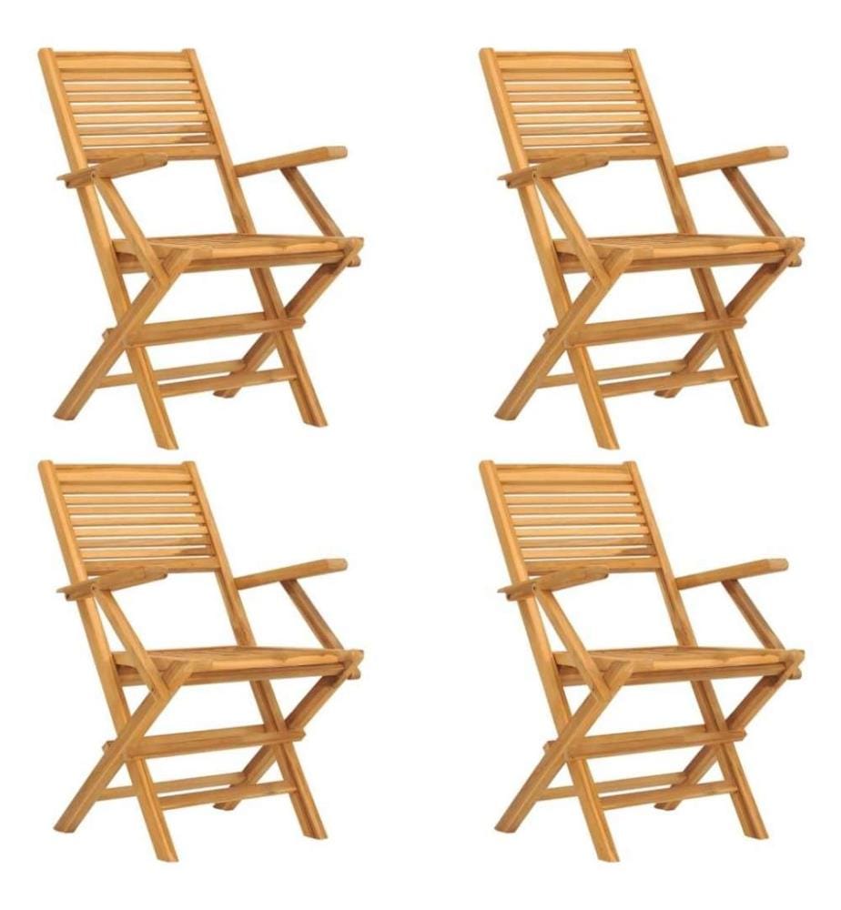 Ensemble à dîner de jardin 5 pcs Bois de teck massif