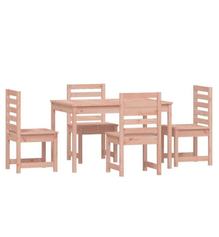 Ensemble à dîner de jardin 5 pcs bois massif Douglas