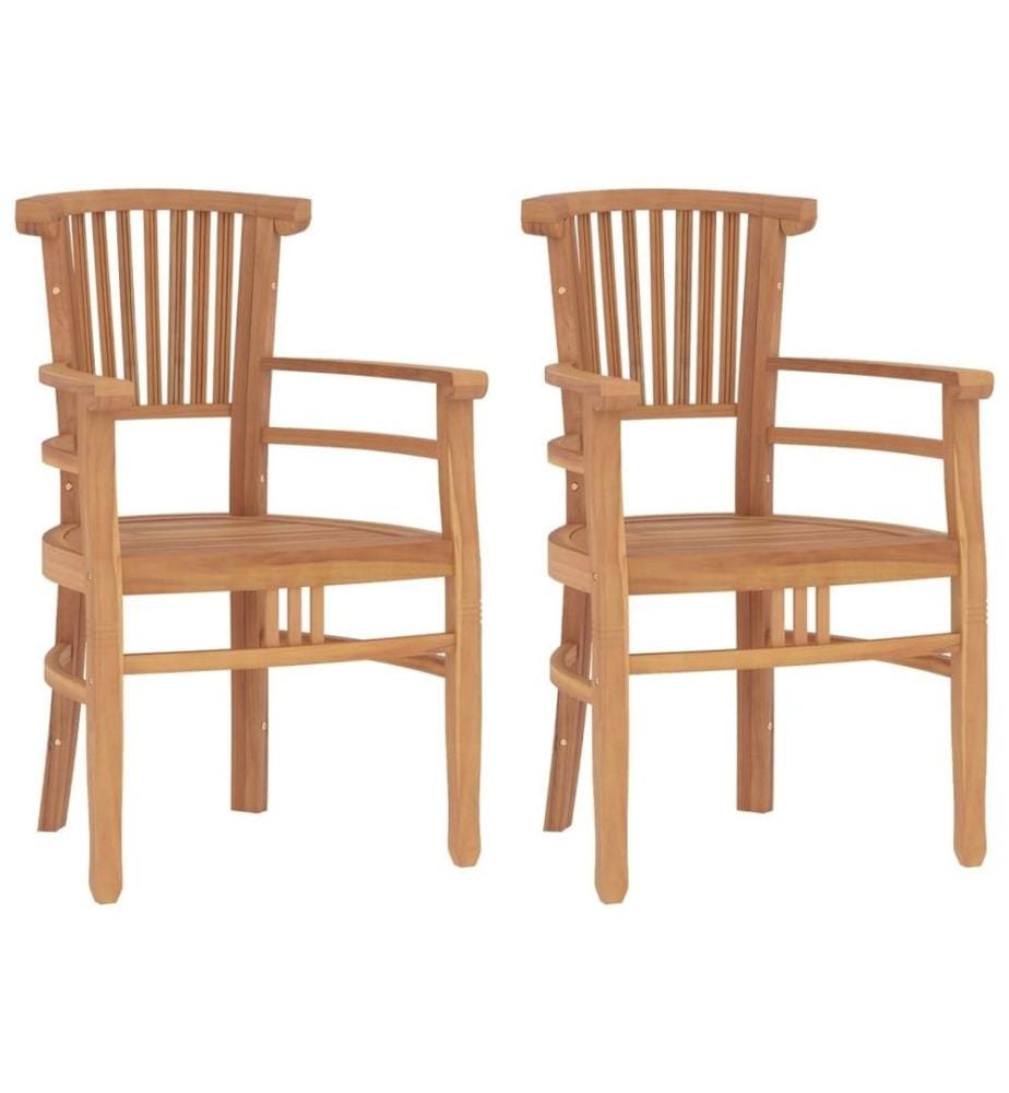 Ensemble à dîner de jardin 3 pcs Bois de teck massif