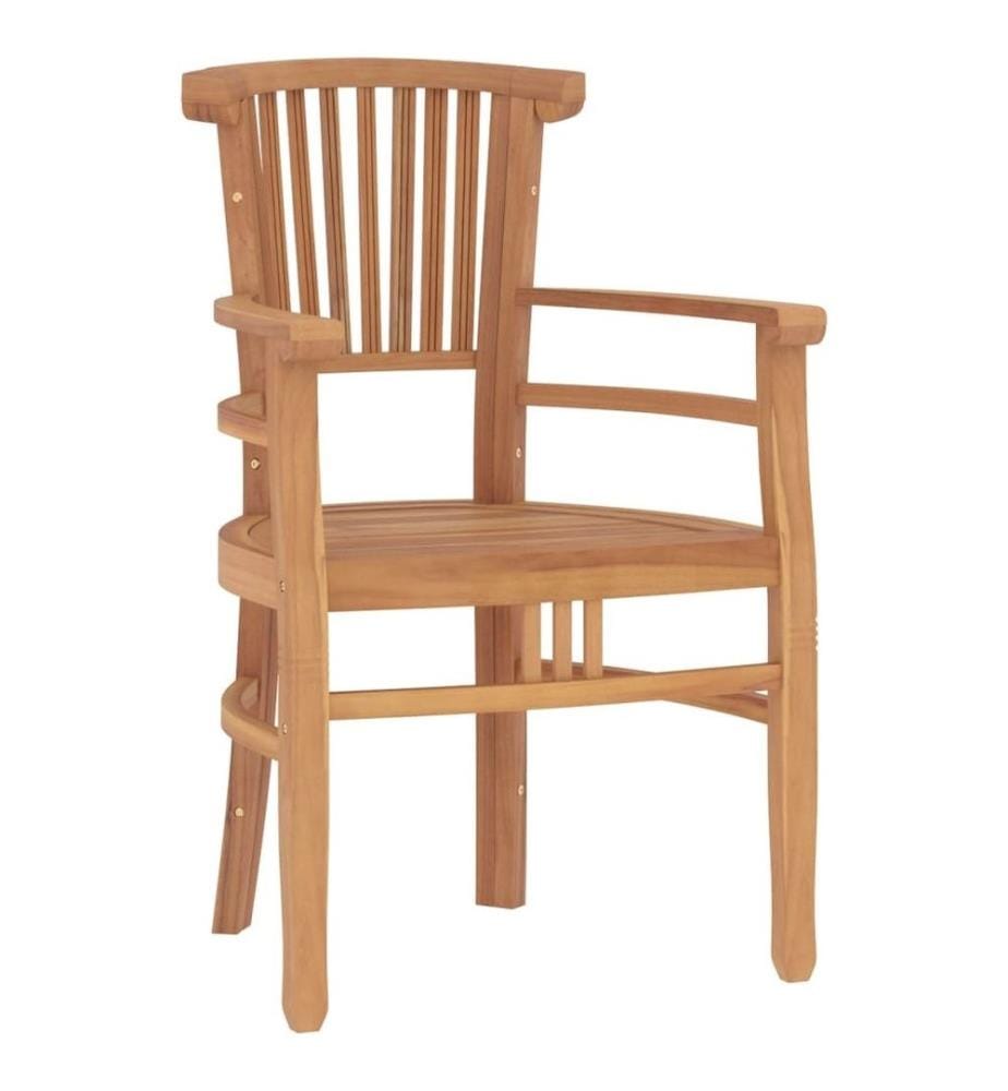 Ensemble à dîner de jardin 3 pcs Bois de teck massif