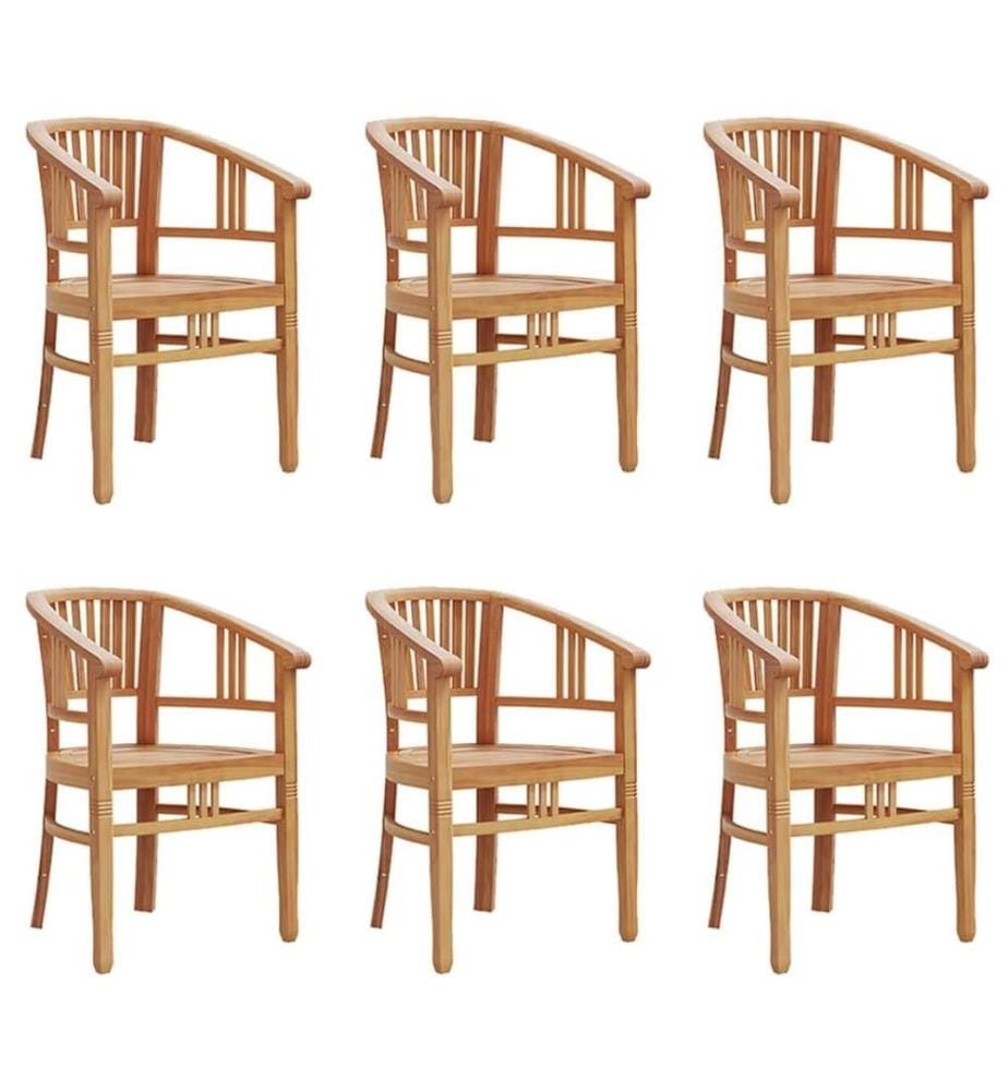 7-tlg. Garten-Essgruppe Massivholz Teak