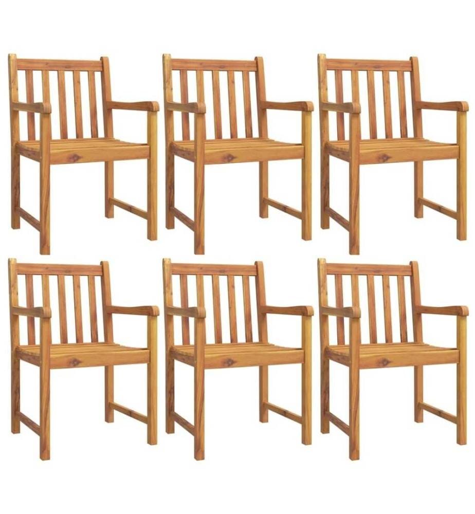 Ensemble de salle à manger de jardin 7 pcs Bois d'acacia solide