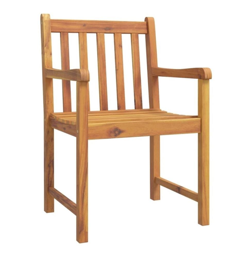 Ensemble de salle à manger de jardin 7 pcs Bois d'acacia solide