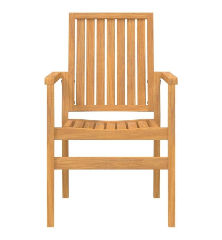 Ensemble à dîner de jardin 9 pcs Bois de teck solide