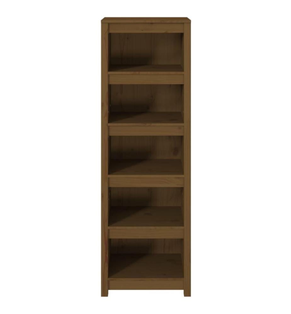 Bibliothèque Marron miel 50x35x154 cm Bois de pin massif