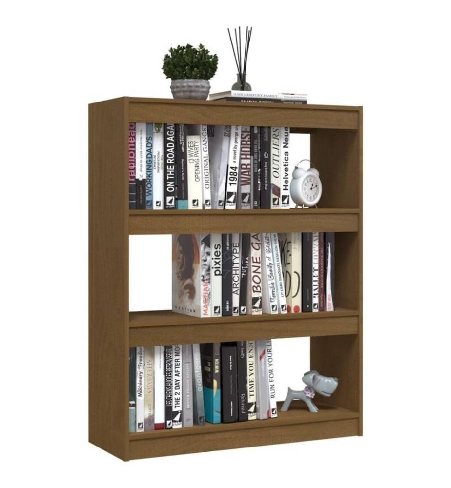 Bücherregal/Raumteiler 100x30x103 cm Massivholz Kiefer