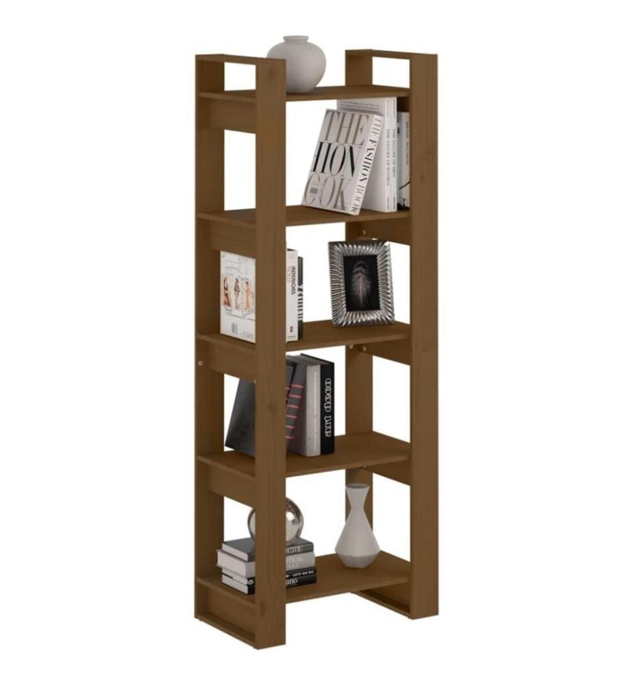 Bücherregal/Raumteiler Honigbraun 60x35x160cm Massivholz Kiefer