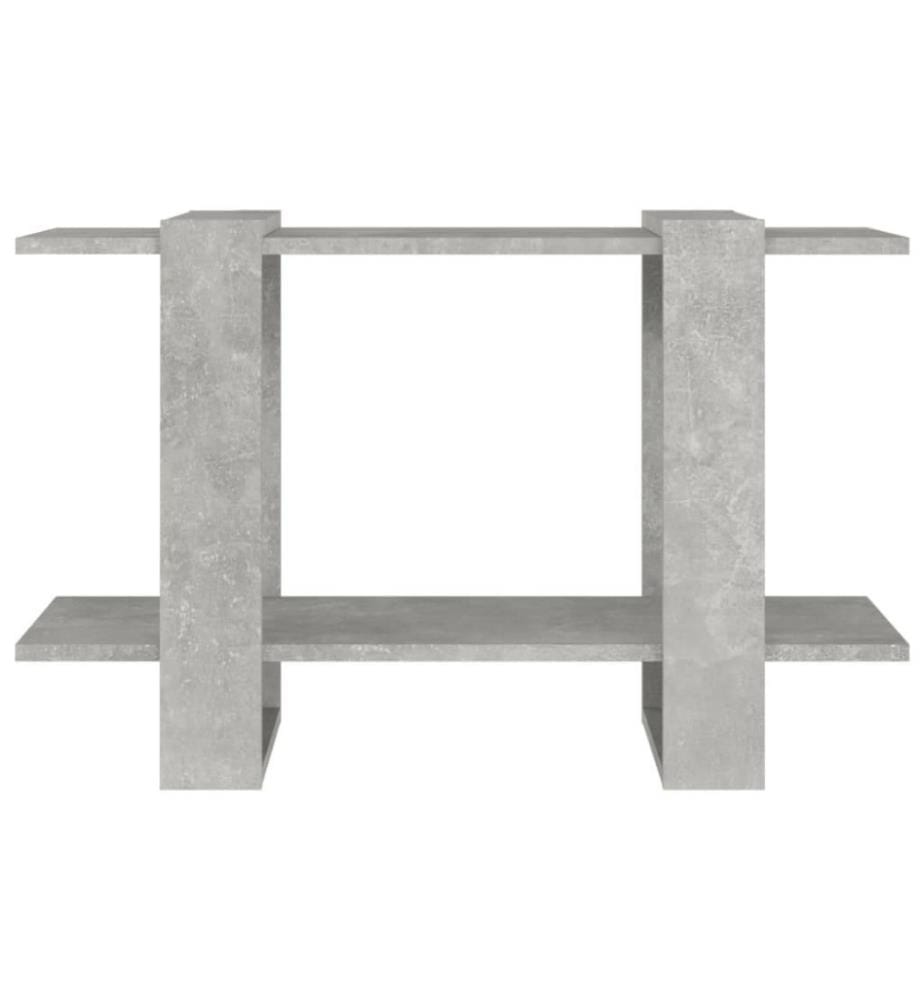 Bücherregal/Raumteiler Betongrau 80x30x51 cm