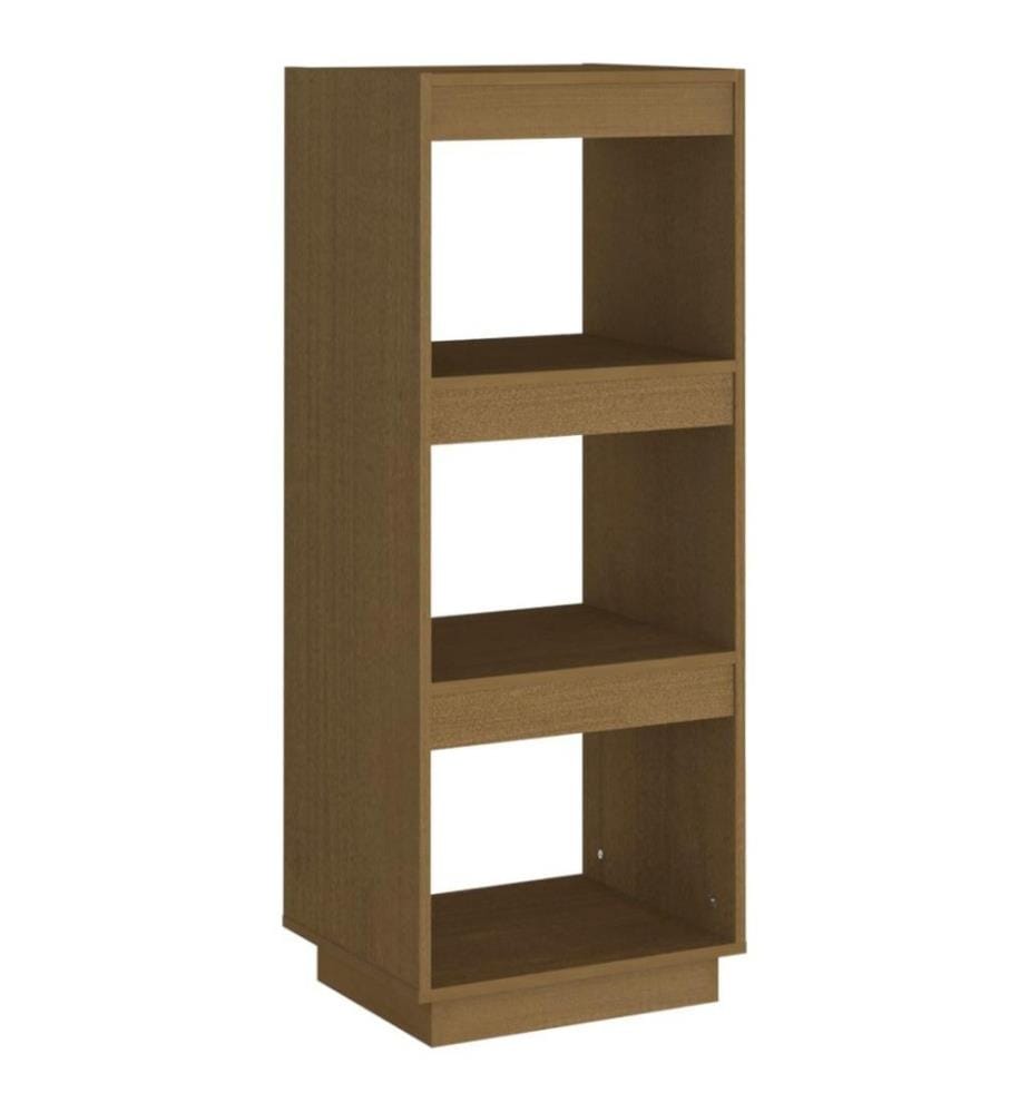 Bücherregal/Raumteiler Honigbraun Massivholz Kiefer