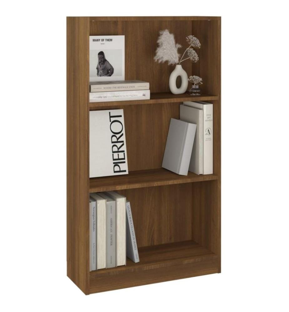 Bibliothèque Chêne marron 60x24x109 cm Bois d'ingénierie