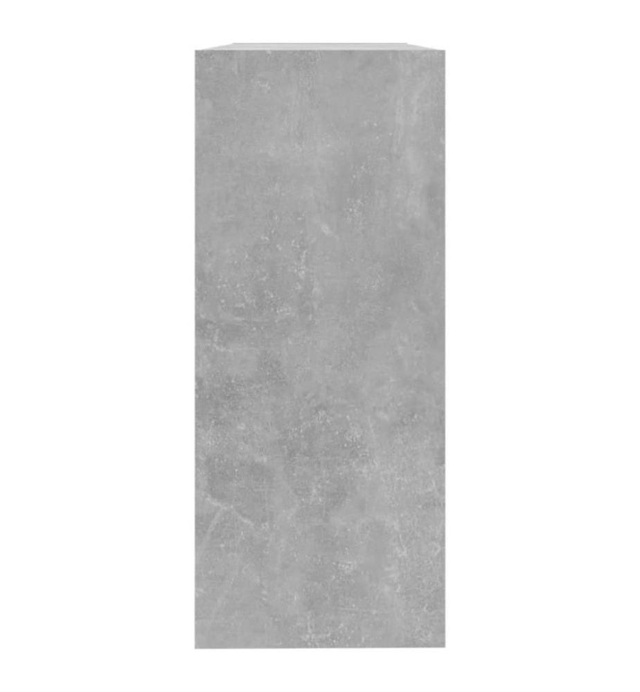 Bücherregal/Raumteiler Betongrau 100x30x72 cm