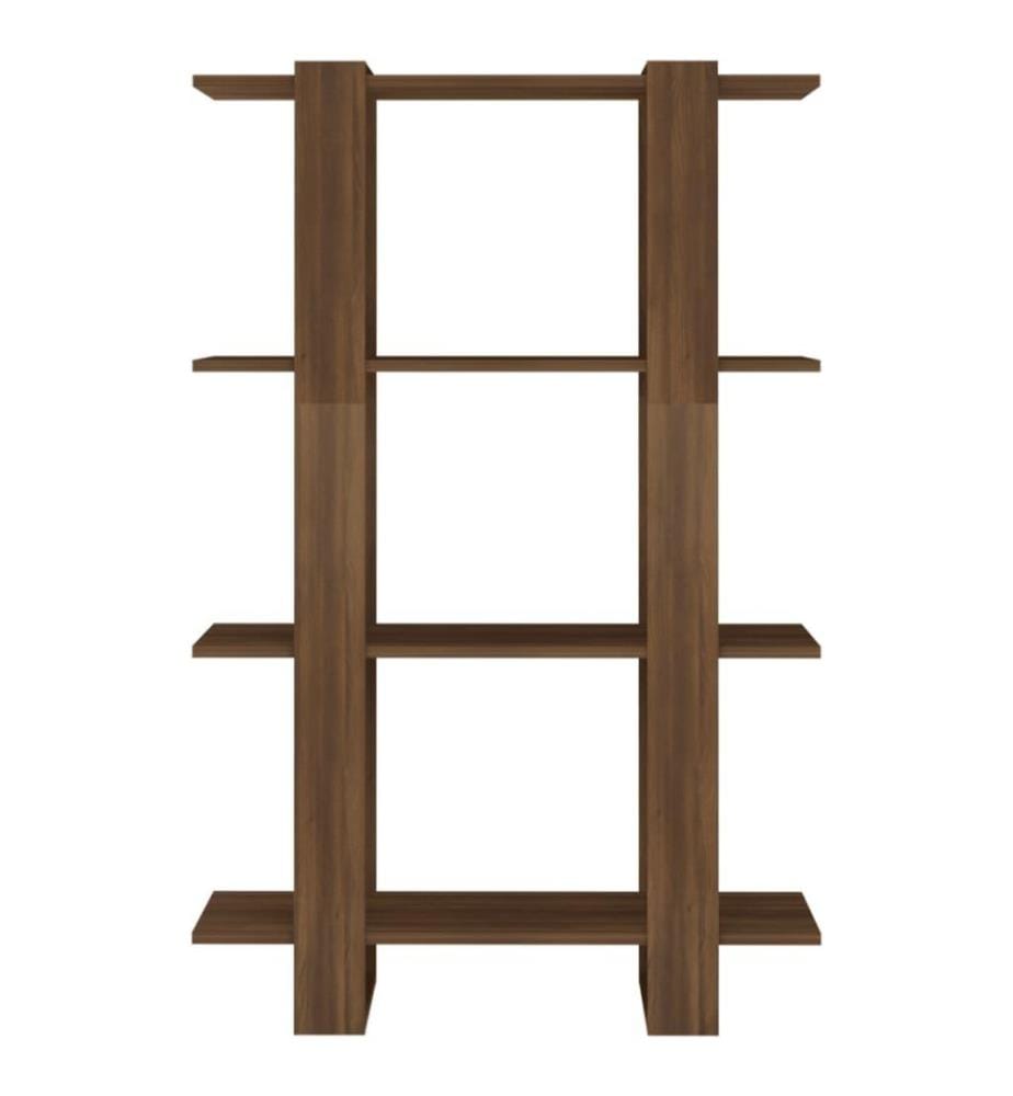 Bibliothèque/Séparateur de pièce Chêne marron 80x30x123,5 cm
