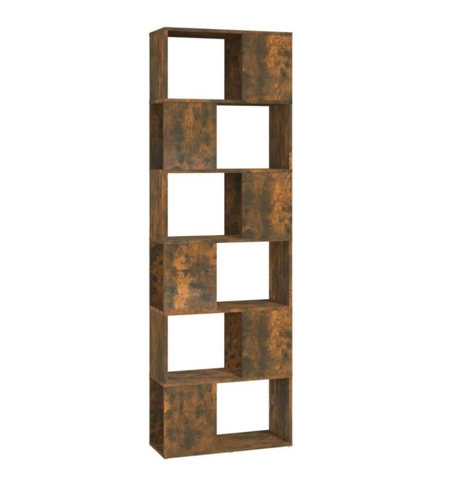 Bücherregal/Raumteiler Räuchereiche 60x24x186 cm
