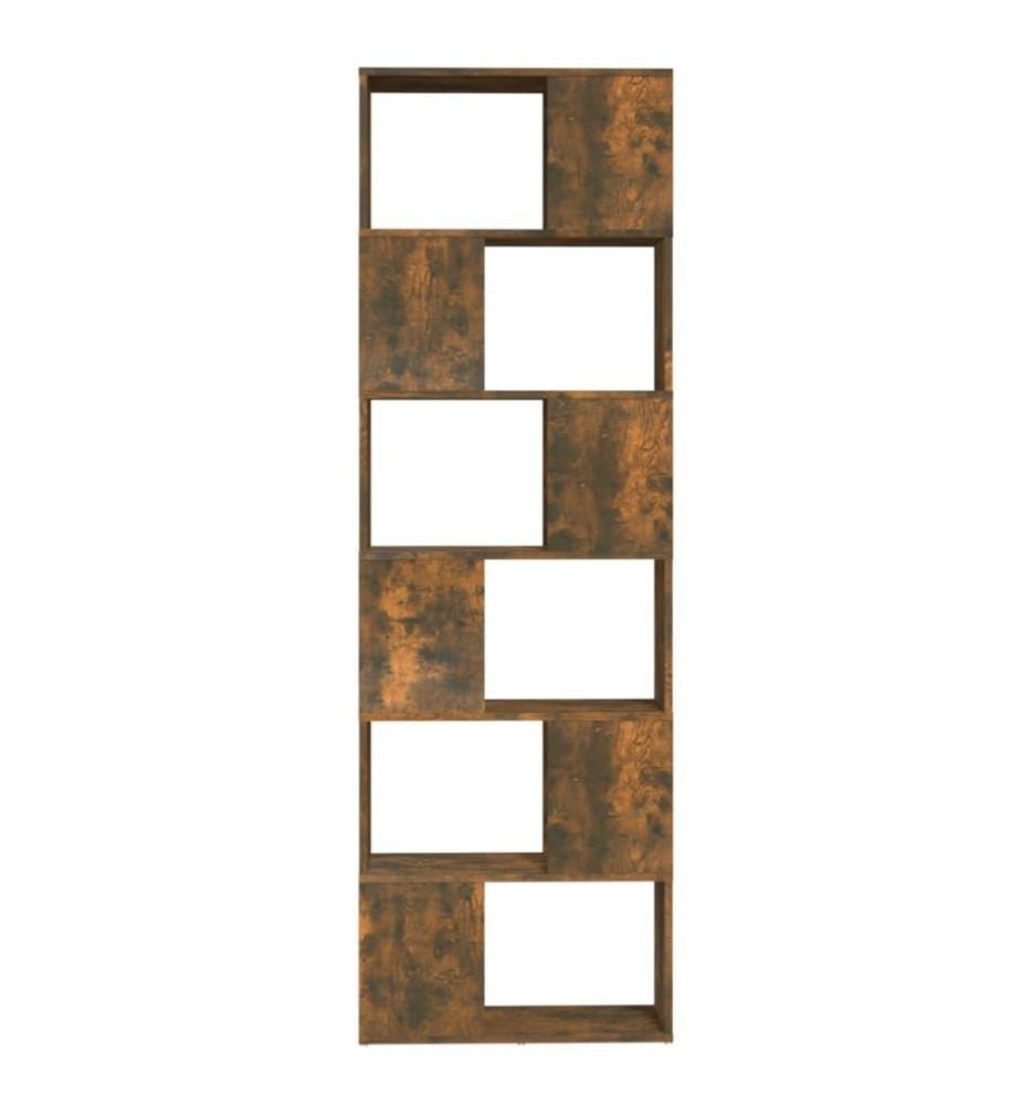 Bücherregal/Raumteiler Räuchereiche 60x24x186 cm