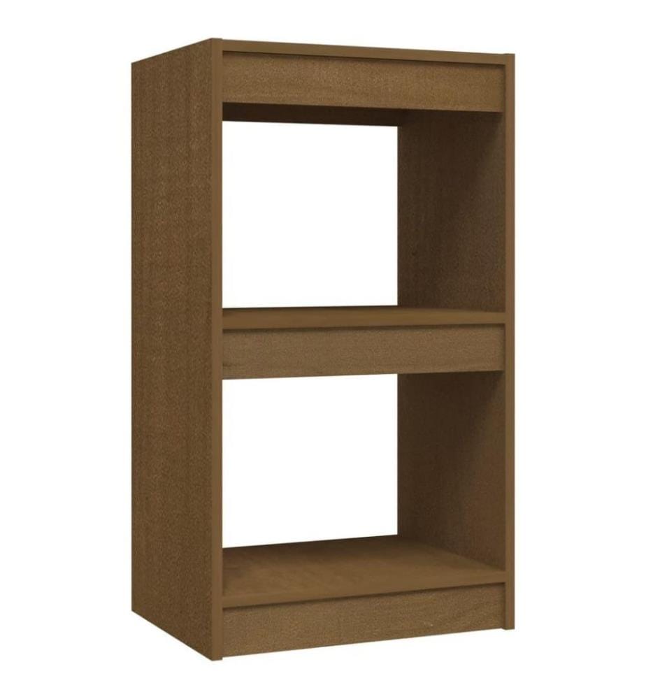 Bibliothèque Marron miel 40x30x71,5 cm Bois de pin massif