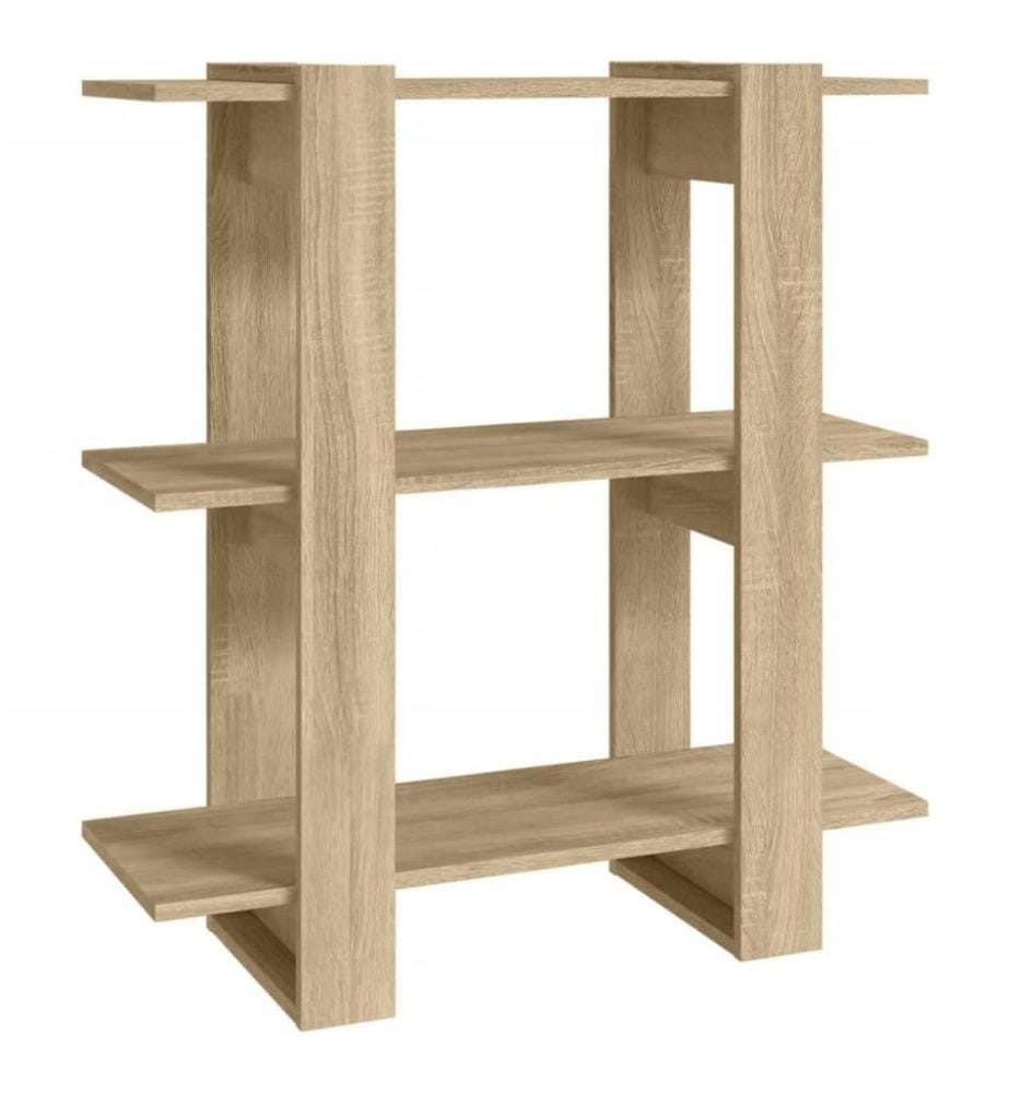 Bücherregal/Raumteiler Sonoma-Eiche 80x30x87 cm