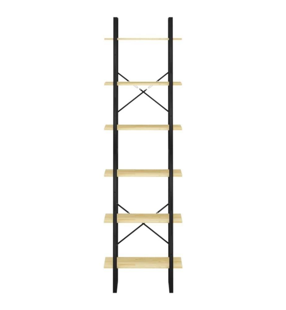 Regale 2 Stk. 60x30x210 cm Massivholz Kiefer