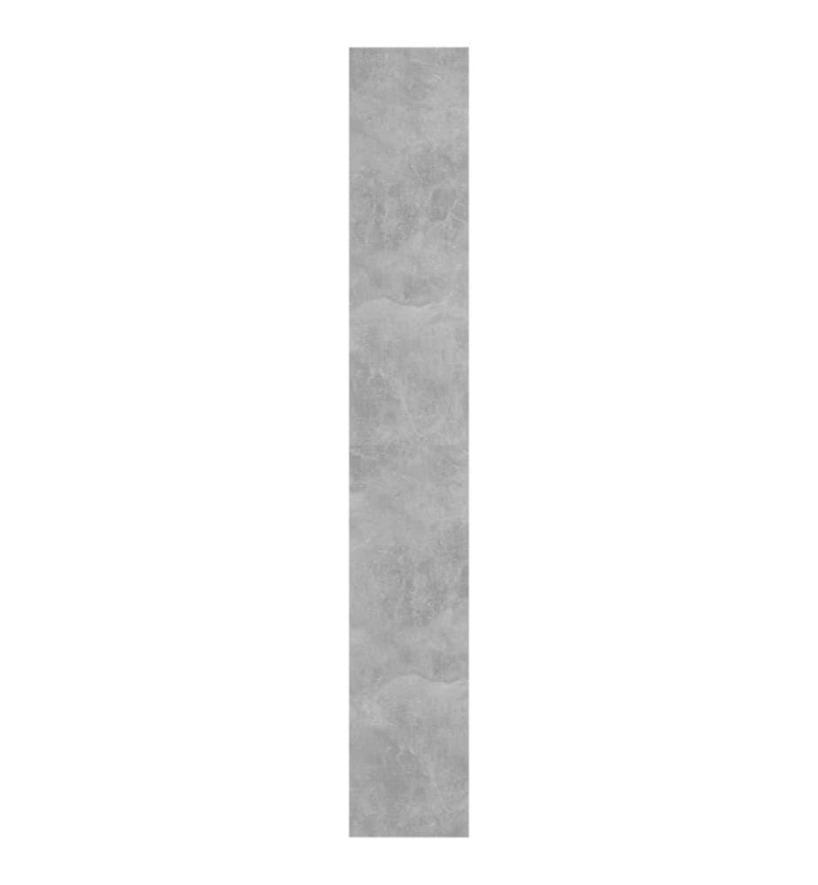 Bücherregal/Raumteiler Betongrau 60x30x198 cm
