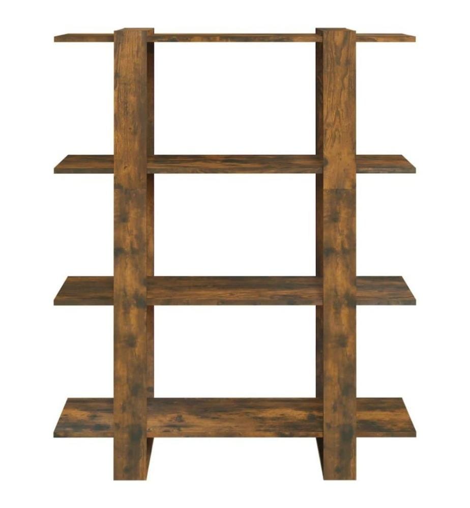 Bücherregal/Raumteiler Räuchereiche 100×30×123,5 cm