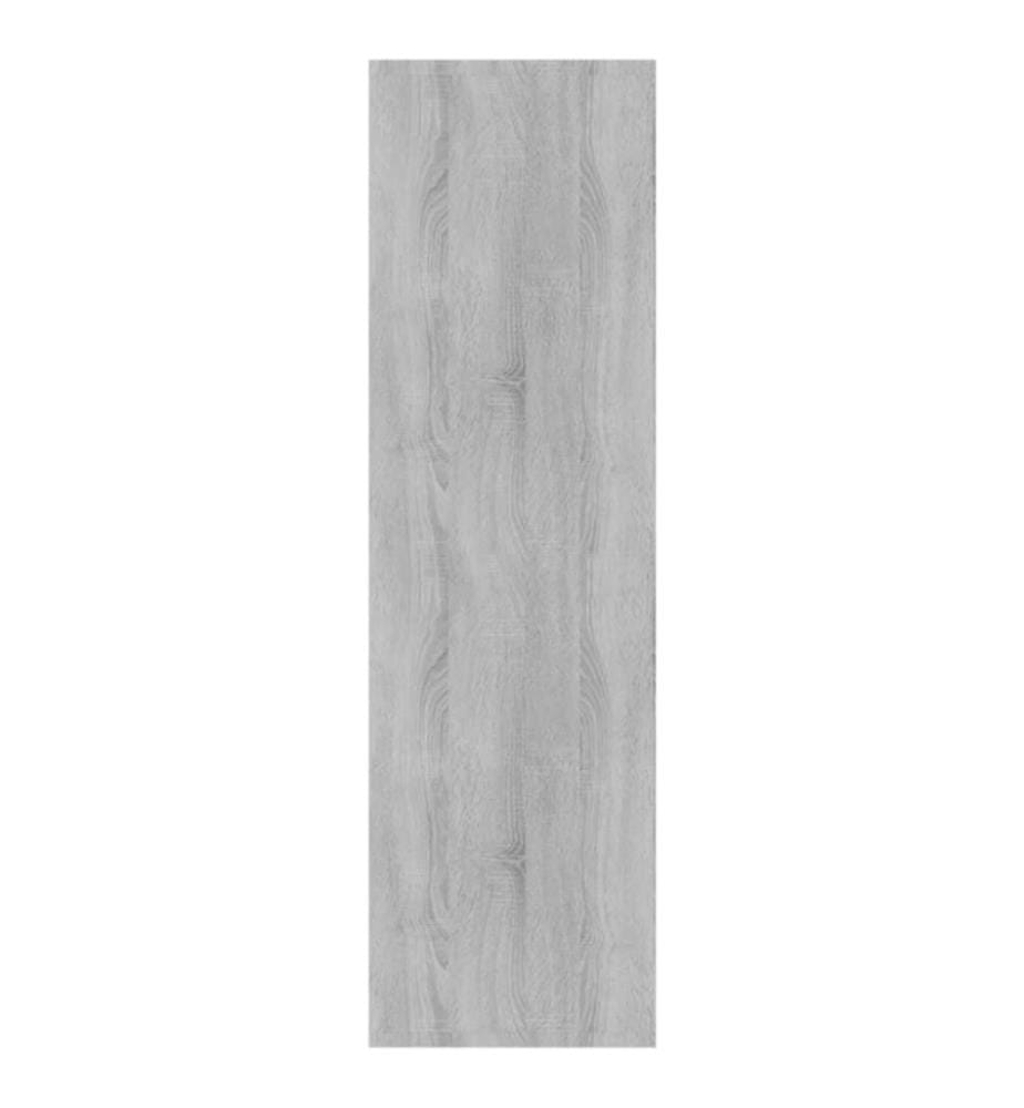 Bibliothèque/Cloison Sonoma gris 80x30x103 cm Bois ingénierie