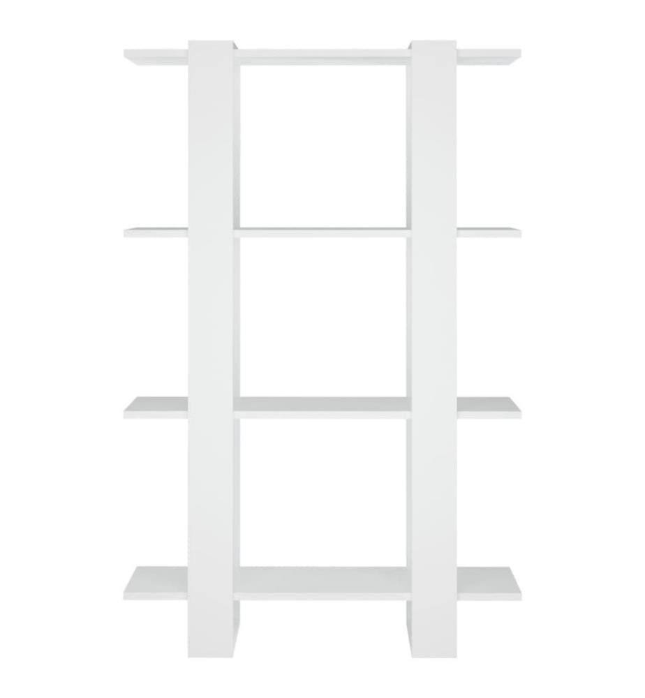 Bücherregal/Raumteiler Weiss 80x30x123,5 cm