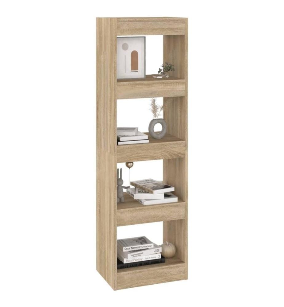 Bücherregal/Raumteiler Sonoma-Eiche 40x30x135 cm