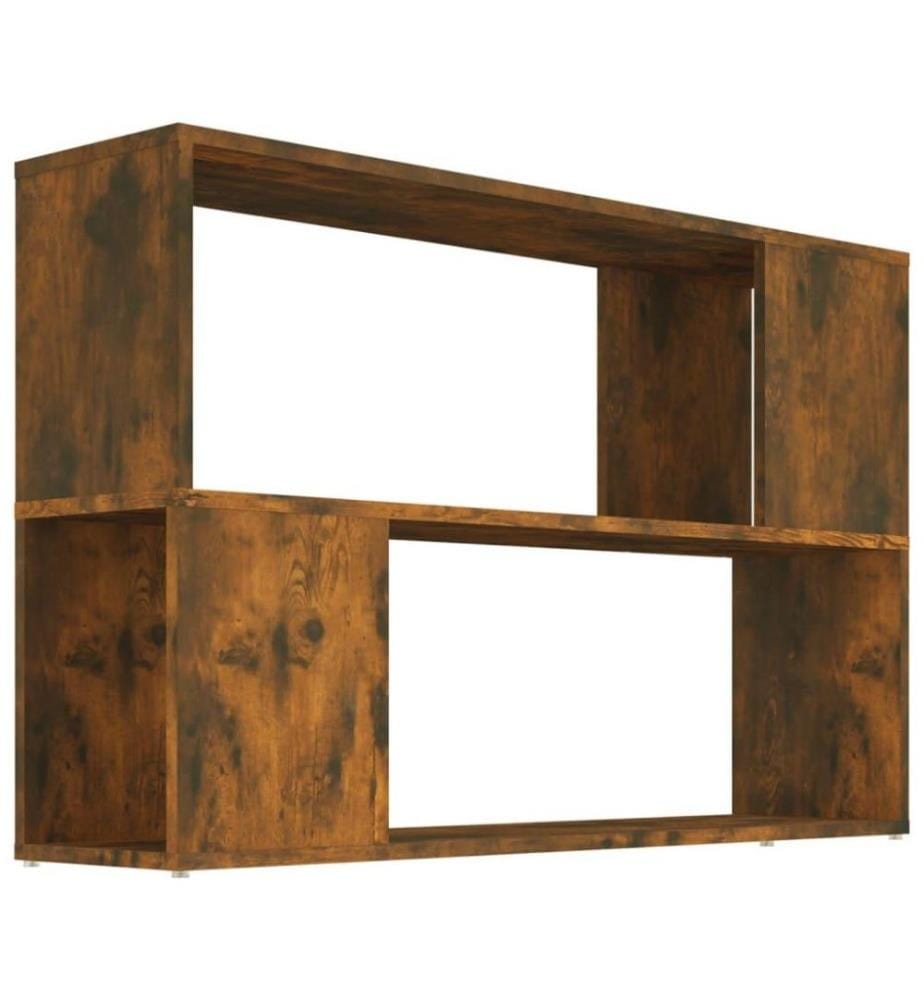 Bücherregal Räuchereiche 100x24x63 cm Holzwerkstoff