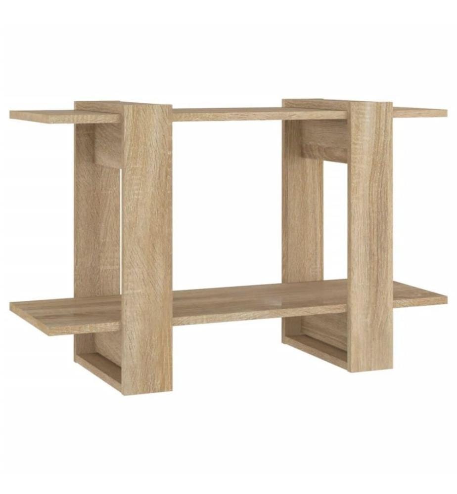 Bücherregal/Raumteiler Sonoma-Eiche 80x30x51 cm