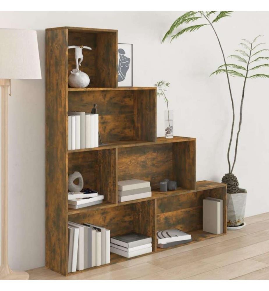 Bücherregal Räuchereiche 155x24x160 cm