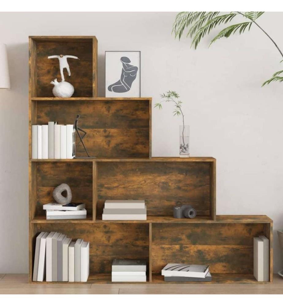 Bücherregal Räuchereiche 155x24x160 cm