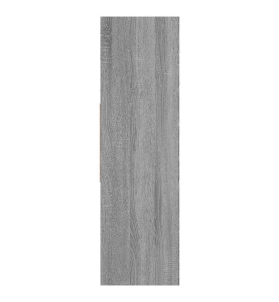 Bücherregal Grau Sonoma 97,5x29,5x100 cm Holzwerkstoff