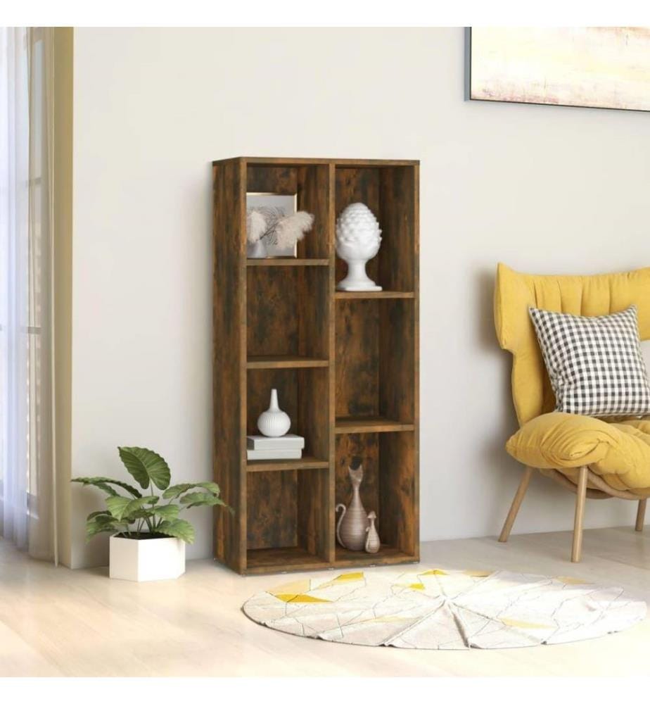 Bücherregal Räuchereiche 50x25x106 cm